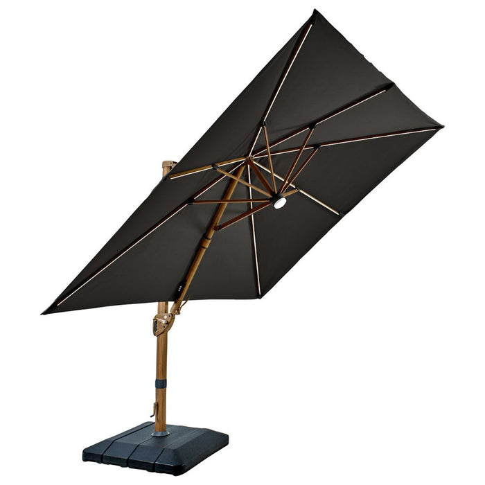 Hartman Seychelles 3m Square Cantilever Parasol with Bluetooth Speaker