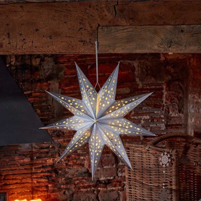 Smart Garden InLit Silver Origami Star 50cm