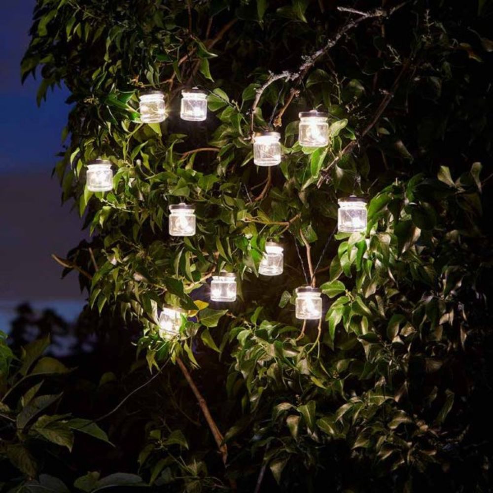 Smart Garden Firefly Jar Solar String Lights — Newbank Garden Centre