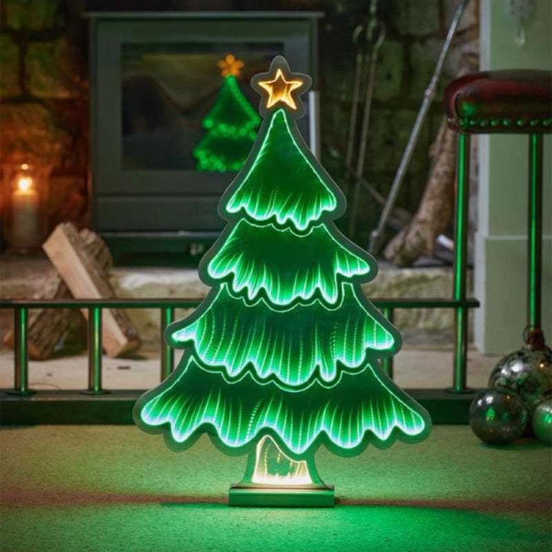 Christmas Tree Double Sided Infinity Light 40cm