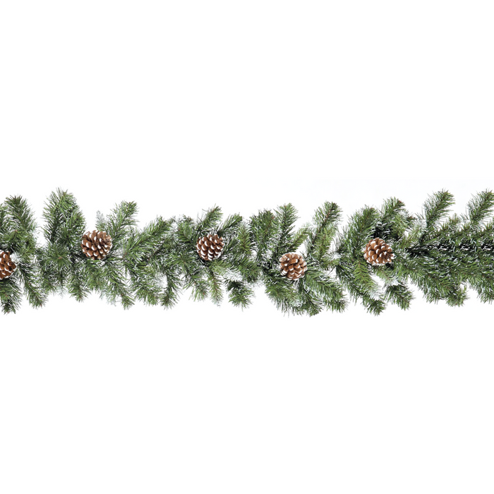 Snowtime Frosted Glacier Garland 270cm
