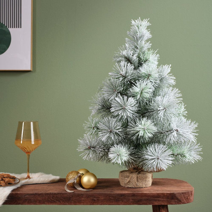 Kaemingk 75cm Snowy Vancouver Mini Artificial Christmas Tree
