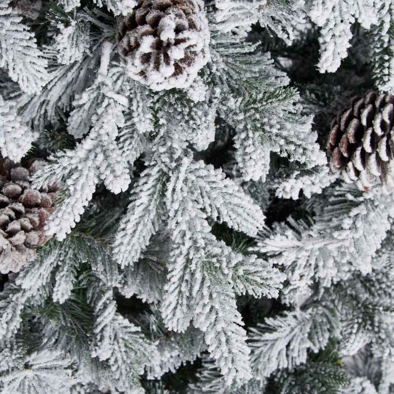 BOSK Snowy Winterfold Fir 7.5ft Artificial Christmas Tree