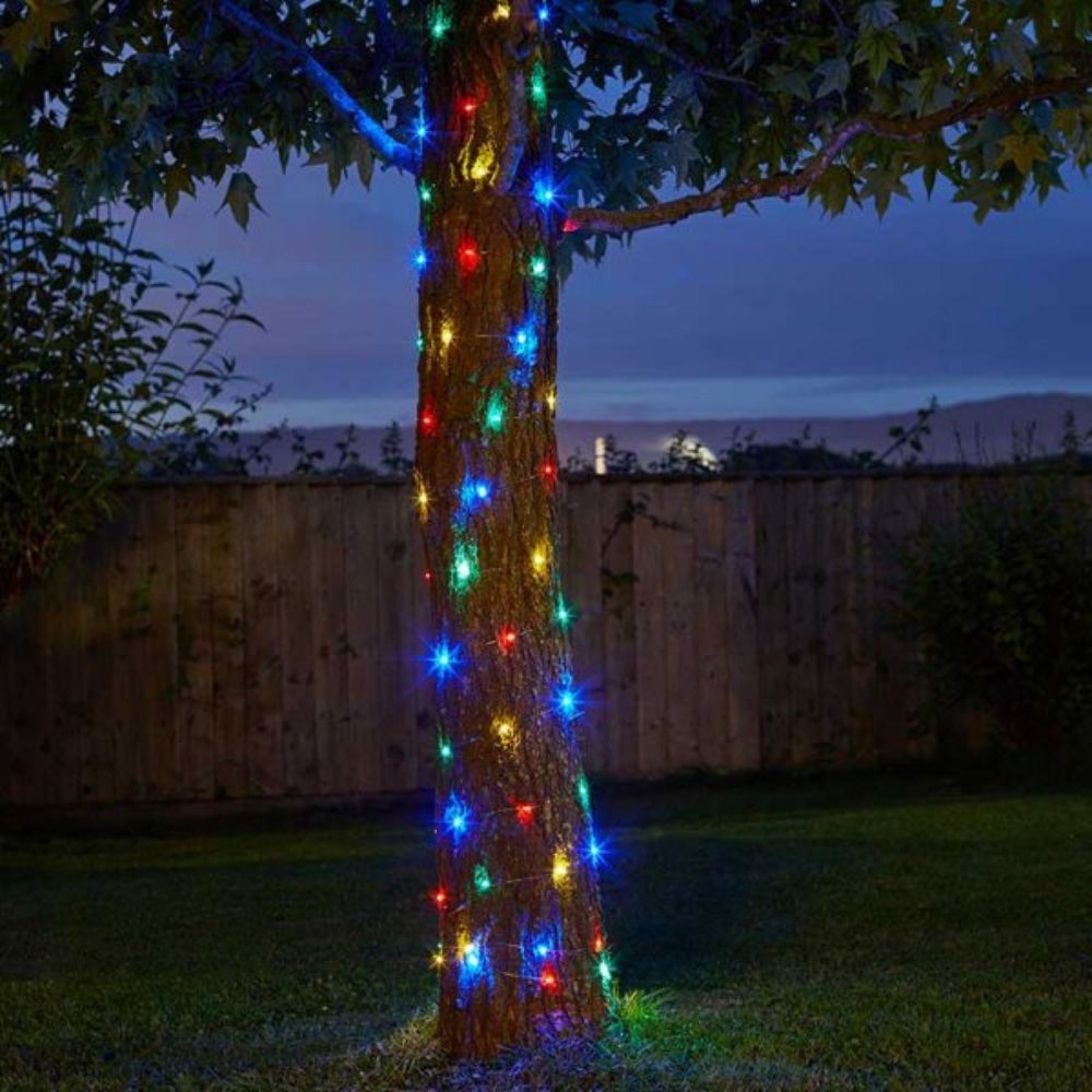 Smart Garden Solar String Lights 100 LED's Multicolour — Newbank Garden