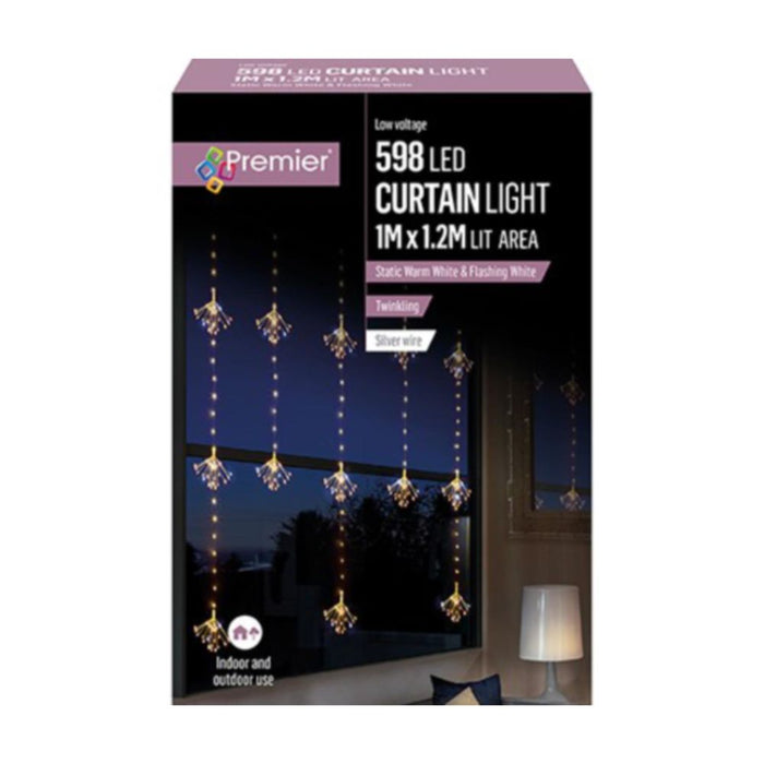 Sputnik Curtain Light Warm White