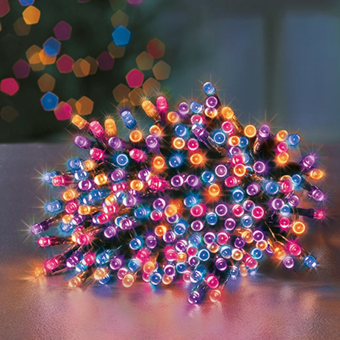 Premier Plug In Christmas Lights (Mains Powered) – Rainbow LED String Lights