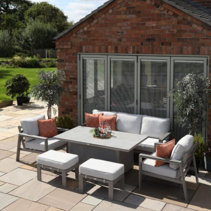 Supremo Melbury Lounge Dining Adjustable Table Taupe — Newbank