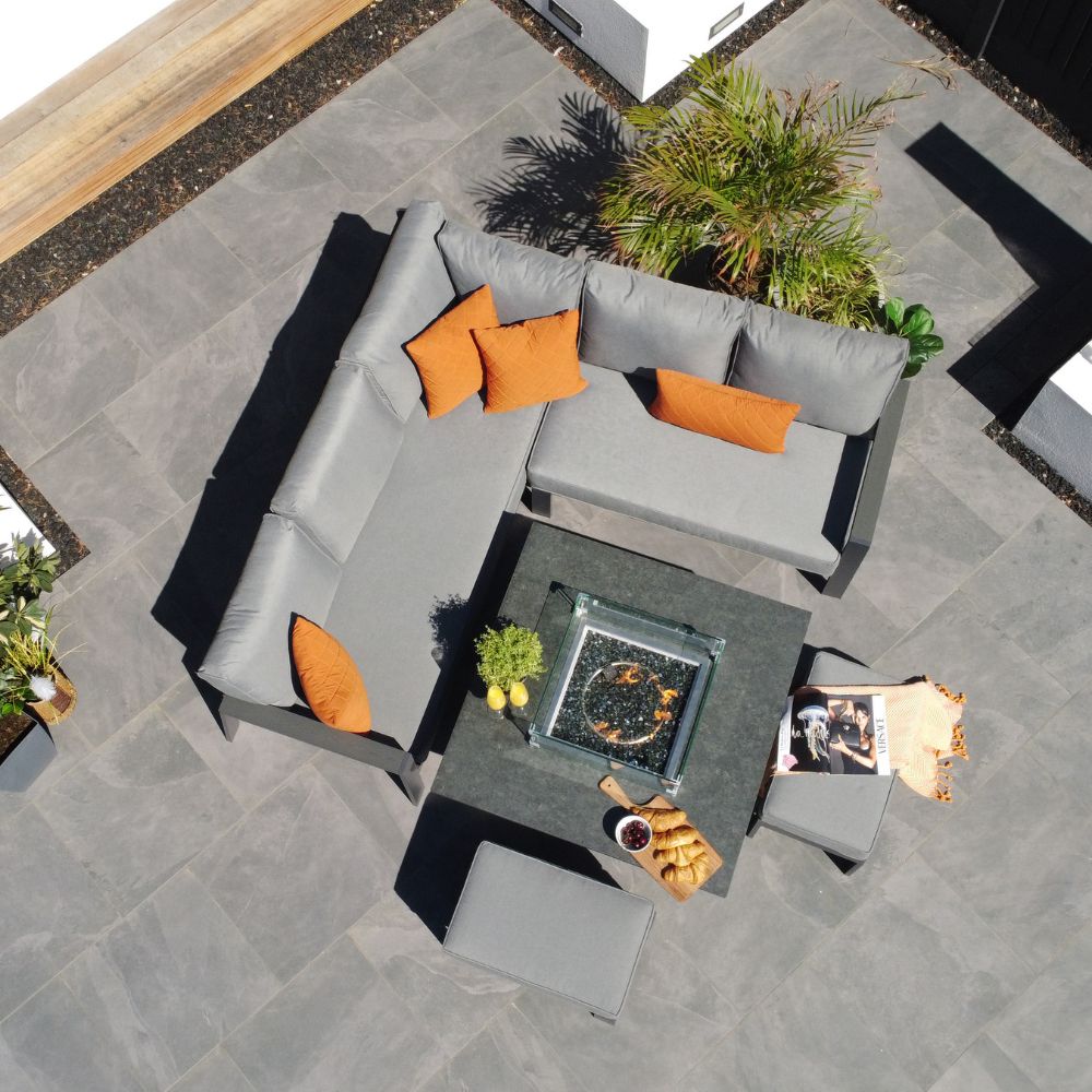 Supremo Melbury Mini Modular With Firepit Table | Newbank Garden