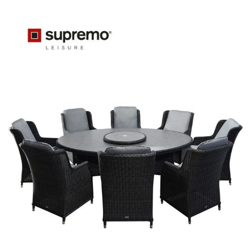 Supremo Vienna 8 Seat Oval with Lazy Susan