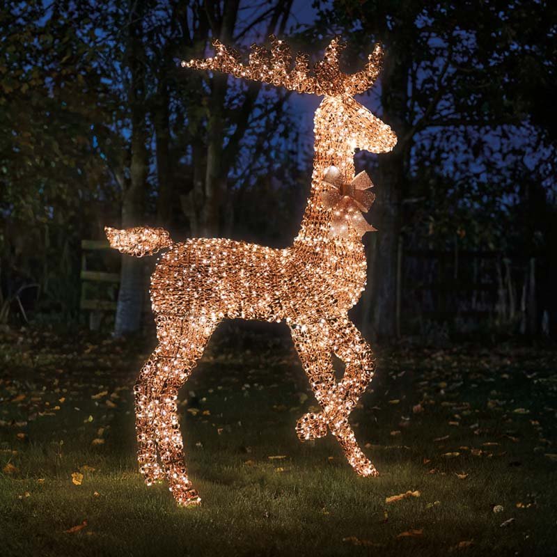 Titan Rose Gold LED Lit Stag