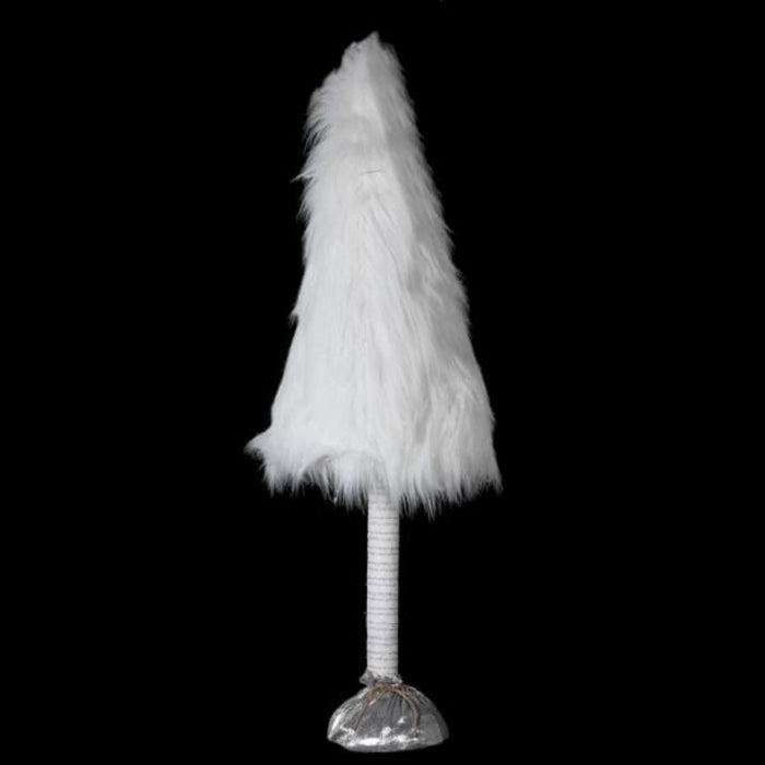 Small White Furry Bouncing Tree