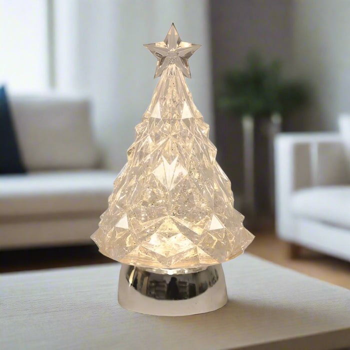 Warm White Changing Tree Spinner 23cm