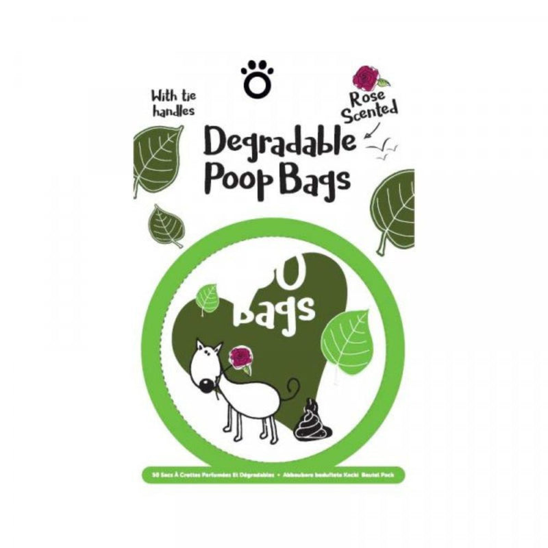 Zoon Degradable Scented Poop Bags Pack - 50 Pack