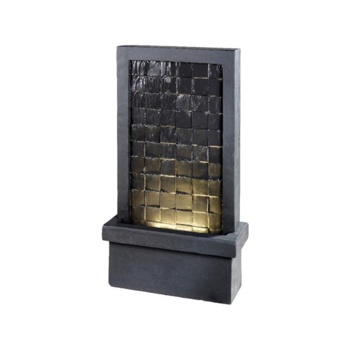 Anthracite Rock Wall Water Feature