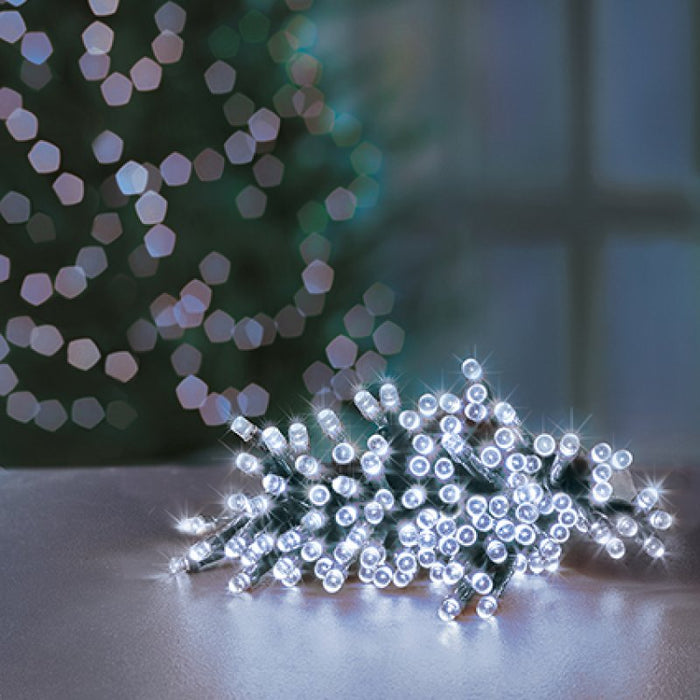 Premier Battery Operated Christmas Lights - Cool White LED String Lights