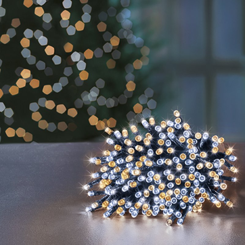 Premier Battery Operated Christmas Lights – Warm White/Cool White LED String Lights