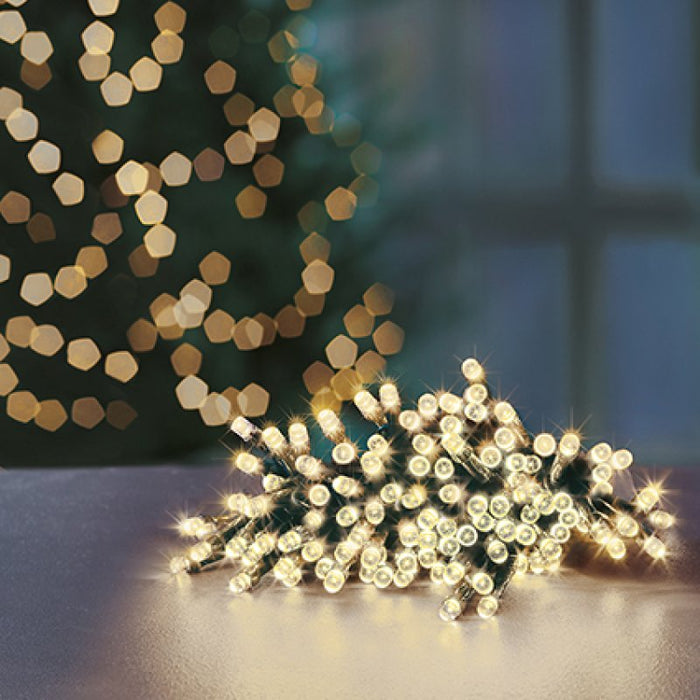 Premier Battery Operated Christmas Lights - Warm White LED String Lights
