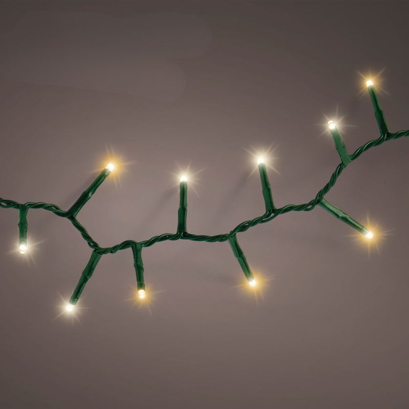 Lumineo Plug In Christmas Lights (Mains Powered) – Warm White/Classic Warm LED String Lights