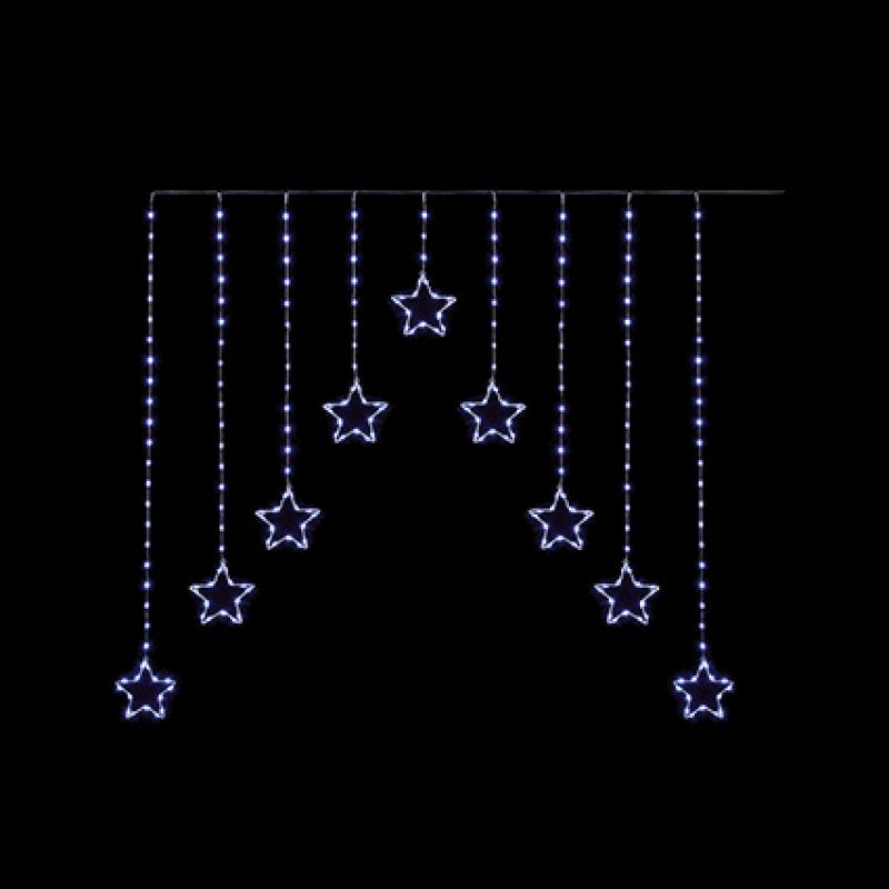 Premier 1.2m x 1.2m Cool White LED Star Curtain Light Cool White LED