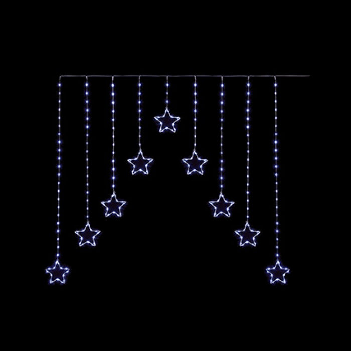 1.2 x 1.2m FlexiBrights Star Curtain Light Cool White LED