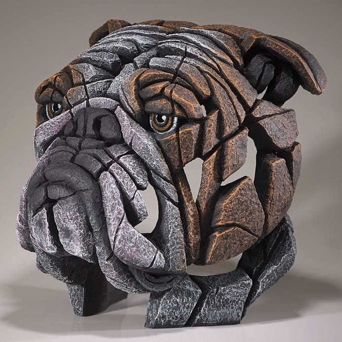 Edge Sculpture Bulldog Bust