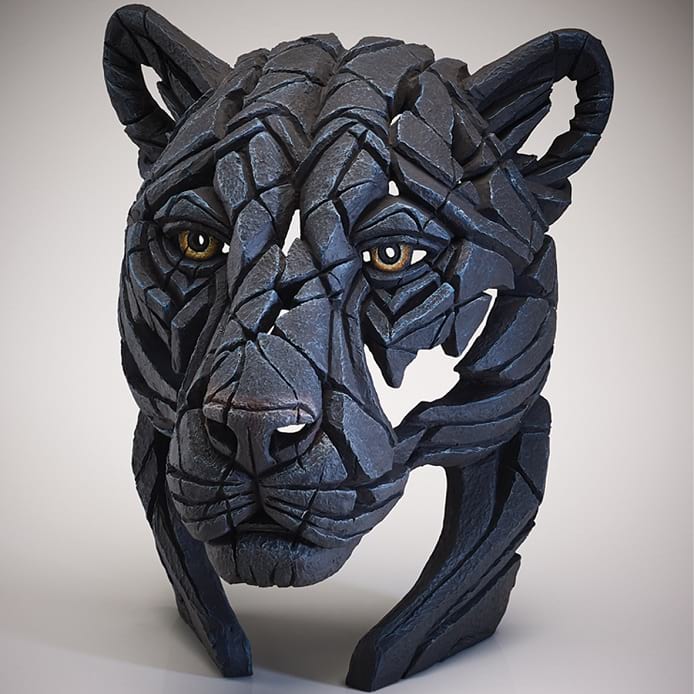 Edge Sculpture Panther Bust