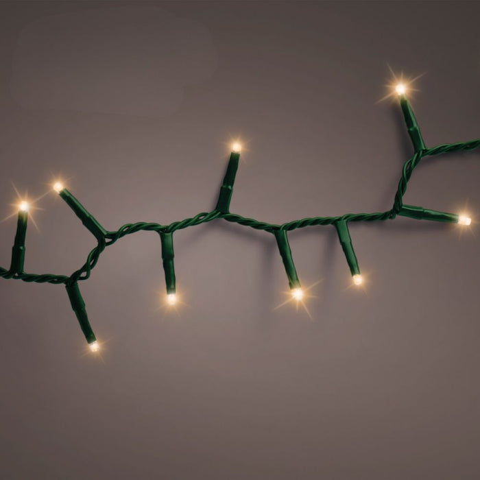 Lumineo Plug In Christmas Lights (Mains Powered) – Classic Warm LED String Lights