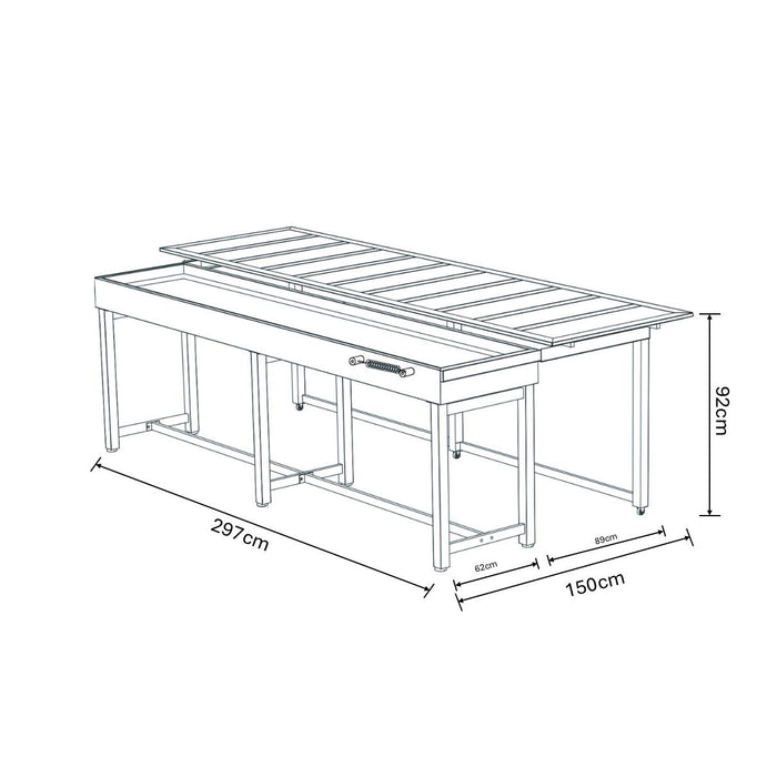 Hartman Pavillion Multiuse Garden Activity Table