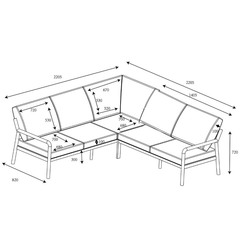 Hartman Sahara Square Casual Dining Set with Adjustable Table