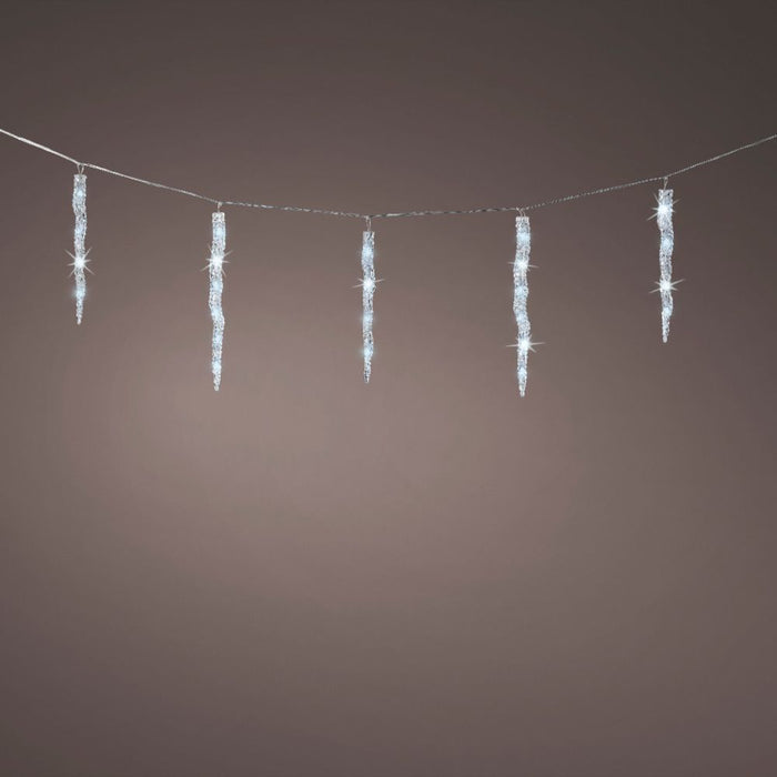 Lumineo Large Icicles Lights x 12