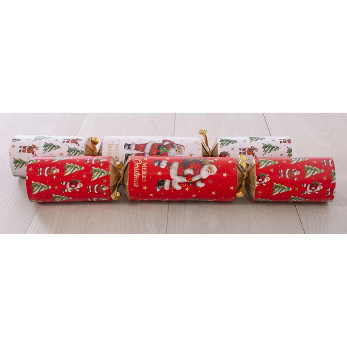 Harvey & Mason 10 Luxury Santa 14" Crackers