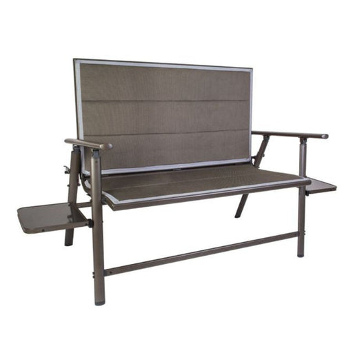 Naples 2 seat bench with fitted side tables