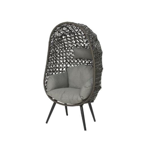 Kaemingk Palermo Standing Brown Single Egg Chair — Newbank Garden Centre