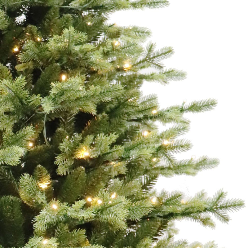 Grand Aurora 7.5ft Prelit Artificial Christmas Tree with Dual Colour Lights