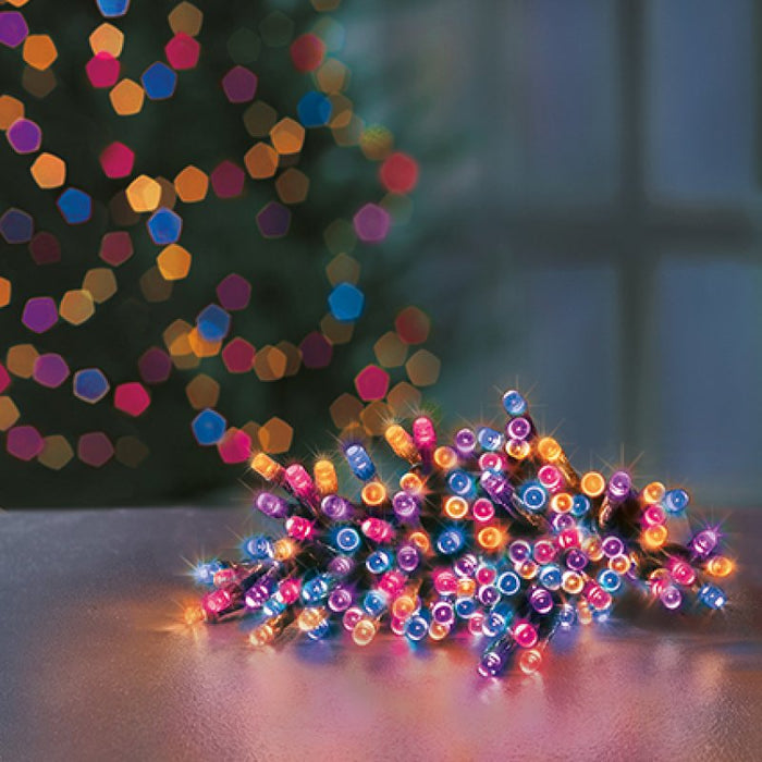 Premier Battery Operated Christmas Lights - Rainbow LED String Lights