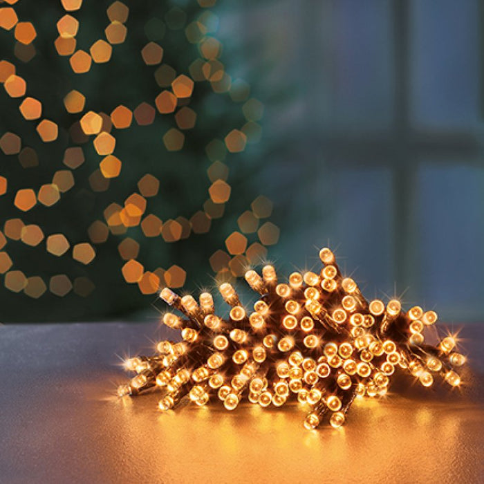 Premier Battery Operated Christmas Lights - Vintage Gold LED String Lights