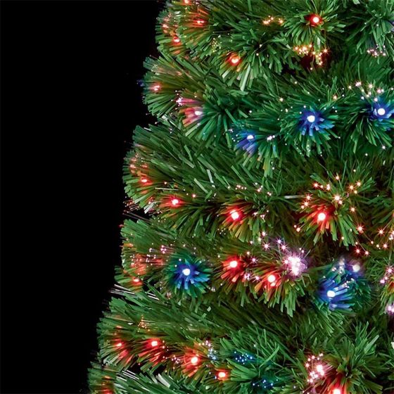 Premier 1.2m Slim Colour Change LED Star Fibre Optic Tree