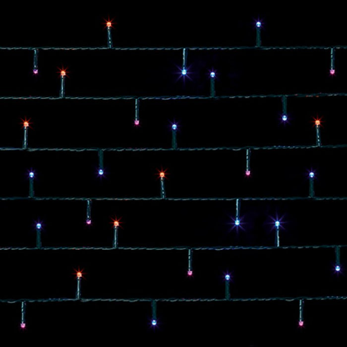 Premier Battery Operated Christmas Lights - Rainbow LED String Lights