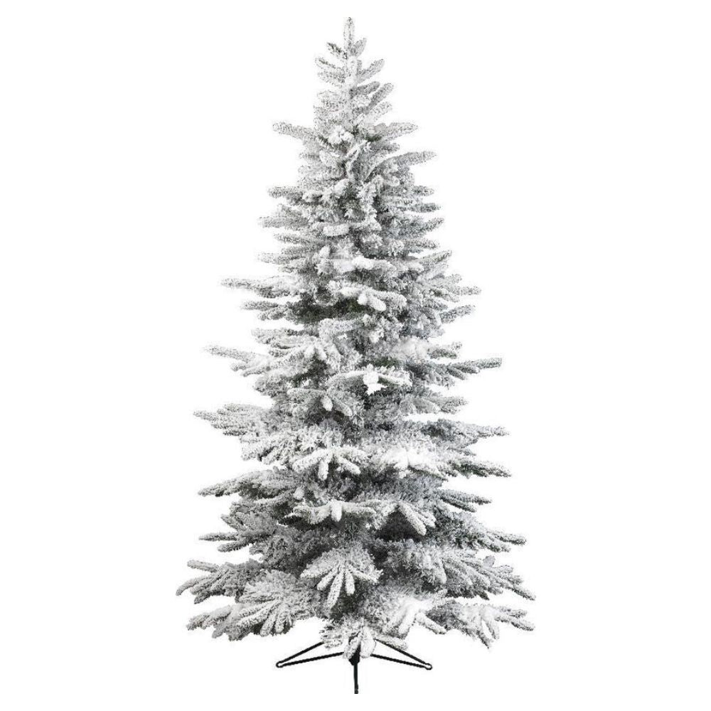 Kaemingk Snowy Alaskan 7ft Artificial Christmas Tree — Newbank Garden