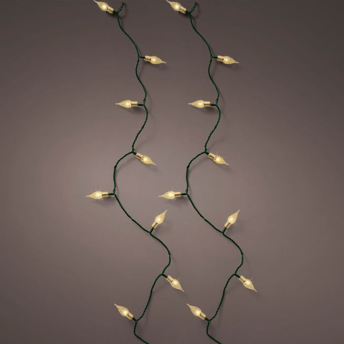LED Vintage String lights With Twinkle Effect - Soft Gold