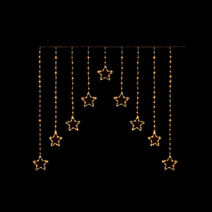 1.2 x 1.2m FlexiBrights Star Curtain Light Warm White LED