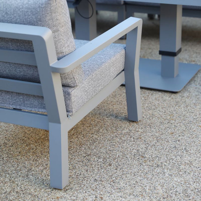 Supremo Logan Corner Modular Set With Adjustable Table