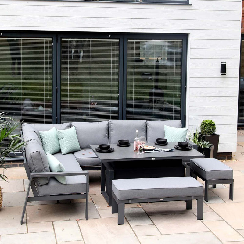 Supremo Melbury Corner Modular With Height Adjustable Table