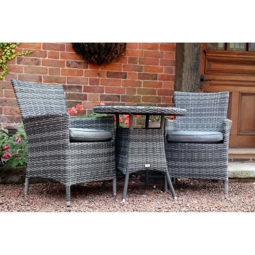 Supremo Tivoli Grey 2 Seat Bistro Set