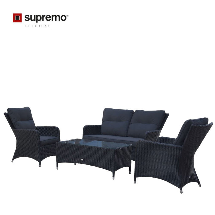 Supremo Tivoli Black Lounge Set