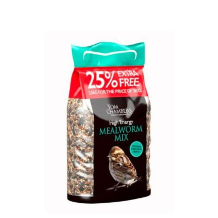 High Energy Mealworm 2.5kg - 25% Free