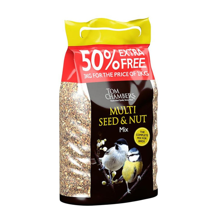 Multi Seed & Nut Mix 3kg - 1kg Free