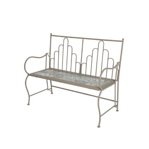 Kaemingk Toulouse Mosaic Bench Newbank Garden Centre