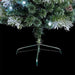 Premier Silver Snow Tipped Tree with White LED Pinecones Berries - 1.5m - Stand