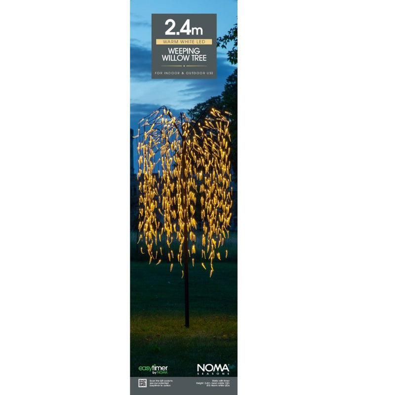 2.4m LED Weeping Willow Tree